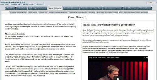 The most extensive Career Research portal on the web - and easy to use
